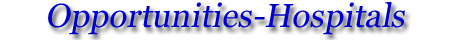 P3 Opportunities - Hospitals
